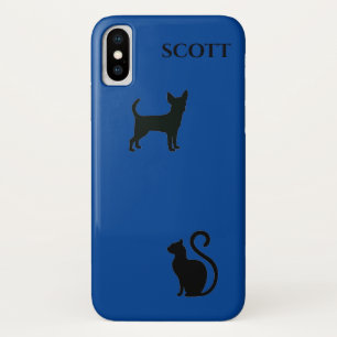 Capa Para iPhone Da Case-Mate Cachorro e Gato "Apple iPhone X". Estilo - Mal Ali