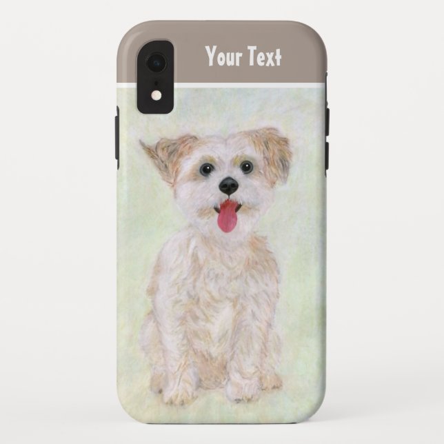 Capa Para iPhone, Case-Mate Cachorro Morkie (Verso)