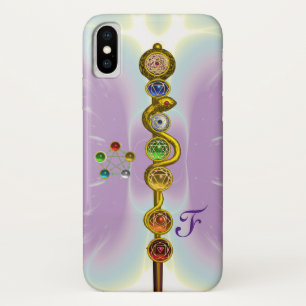 CAPA PARA iPhone DA Case-Mate CÁDCEO DE ASCLEPIO 7 CHAKRAS,YOGA ,ENERGIA ESPIRIT