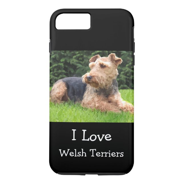 Capa Para iPhone, Case-Mate Cães de galês Terrier do amor (Verso)