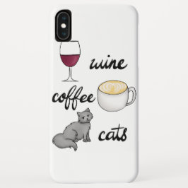 Capa Para iPhone Da Case-Mate Café De Vinho Caricatura Engraçada