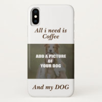 Café e meu Travesseiro decorativo de Cachorro