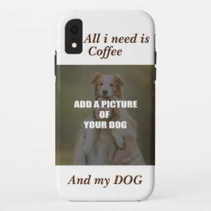 Capa Para iPhone Da Case-Mate Café e meu Travesseiro decorativo de Cachorro