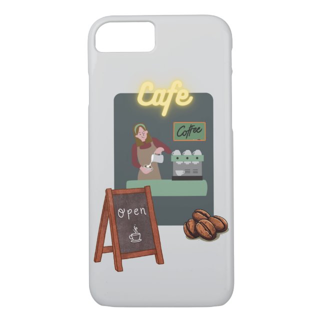 Capa Para iPhone, Case-Mate Cafe phone case (Verso)