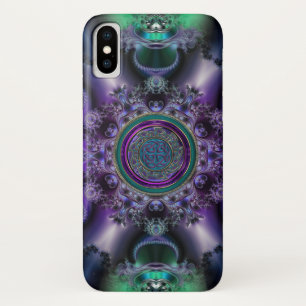 Capa Para iPhone Da Case-Mate Caixa celta Amethyst do iPhone X do design do