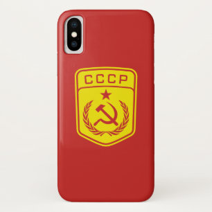 Capa Para iPhone Da Case-Mate Caixa comunista do emblema de CCCP, iPhone X de