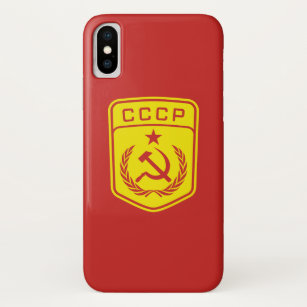 Capa Para iPhone Da Case-Mate Caixa comunista do emblema de CCCP, iPhone X de