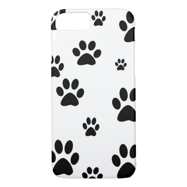 Capa Para iPhone, Case-Mate Caixa da pata do cão por Bakkos! (Verso)