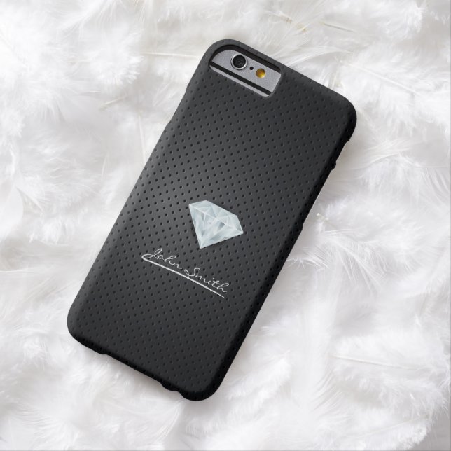 Capa Para iPhone, Case-Mate Caixa escura do iPhone 6 do metal do diamante (In Loco)