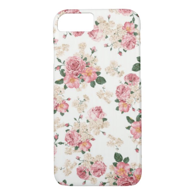 Capa Para iPhone, Case-Mate Caixa floral Pastel do iPhone 7 (Verso)