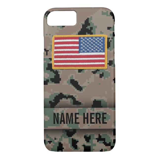 Capa Para iPhone, Case-Mate Caixa marinha da camuflagem do estilo (Verso)