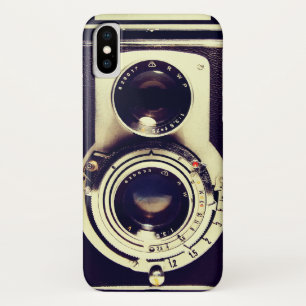 Capa Para iPhone X Câmara Vintage