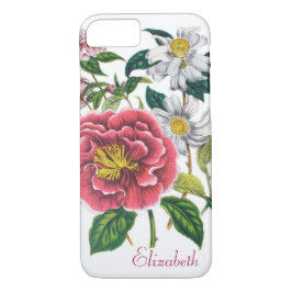 Capa iPhone 8/ 7 Camellias personalizadas