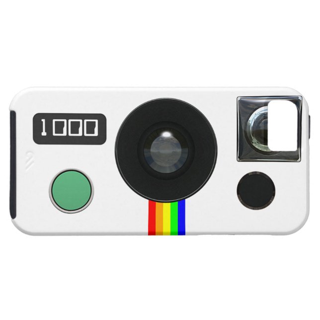 Capa Para iPhone, Case-Mate Câmera imediata retro (Verso Horizontal)