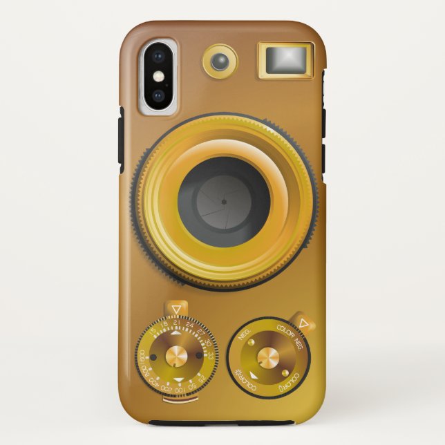 Capa Para iPhone, Case-Mate Câmera Steampunk (Verso)