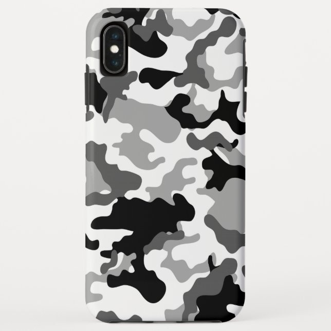 Capa Para iPhone, Case-Mate Camo Cinza (Verso)