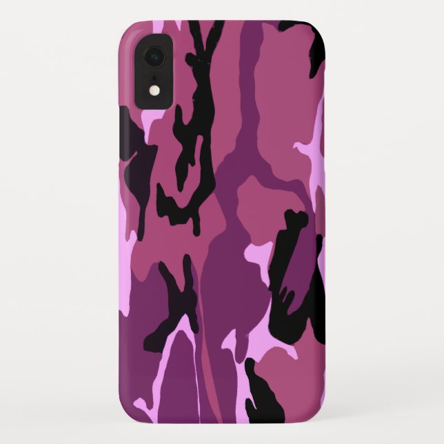 Capa Para iPhone, Case-Mate Camo cor-de-rosa (Verso)
