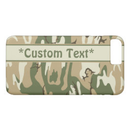 Capa Para iPhone Da Case-Mate Camo de escrutínio com texto personalizado