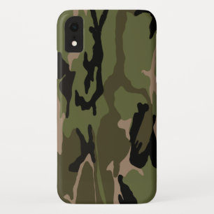 Capa Para iPhone XR Camo verde