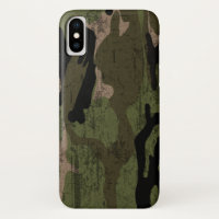 Camo verde afligido