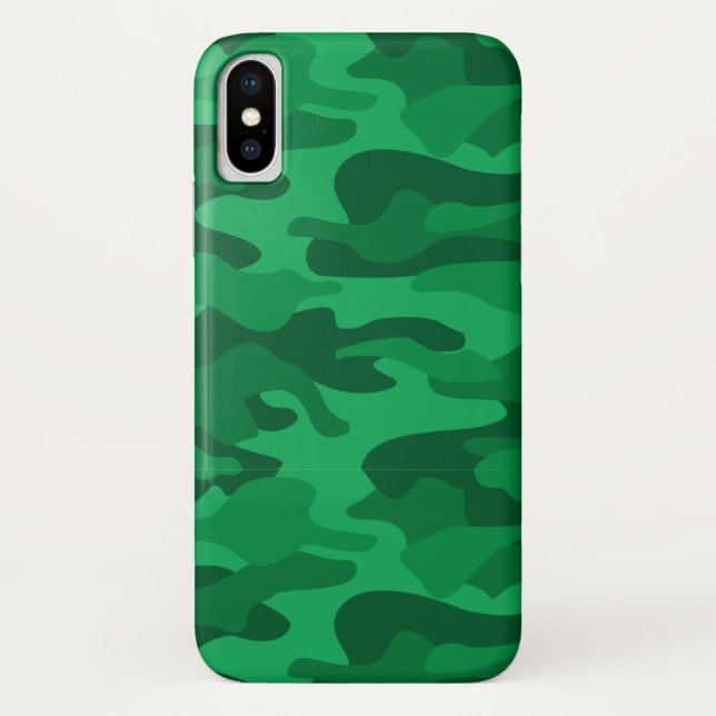 Capa Para iPhone, Case-Mate Camo verde-branco espanhol (Verso)