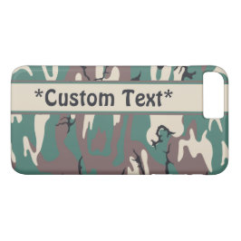 Capa Para iPhone Da Case-Mate Camo Woodland com texto personalizado