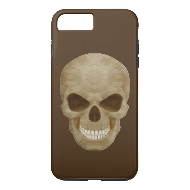 Capa Para iPhone, Case-Mate Camouflage Skull iPhone 7 Case (Verso)