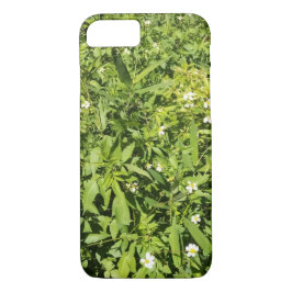 Capa iPhone 8/ 7 Campo floral verde-escido