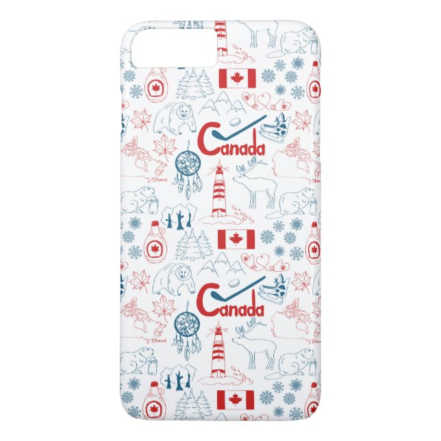 Capa Para iPhone, Case-Mate Canadá| Padrão de símbolos (Verso)