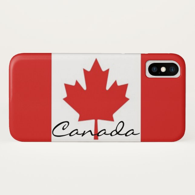 Capa Para iPhone, Case-Mate Canadense Maple Leaf (Verso (Horizontal))