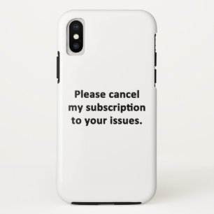 Capa Para iPhone Da Case-Mate Cancele minha assinatura dos seus problemas