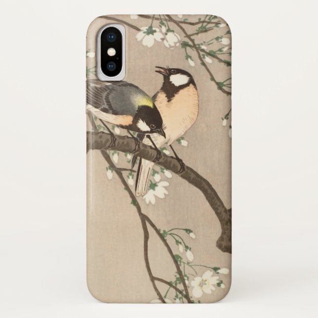 Capa Para iPhone, Case-Mate Cantarilho de Chickadebird asiático japonês (Verso)