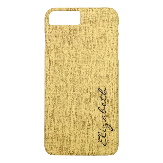 Capa Para iPhone, Case-Mate Canvas Elegante Amarelo (Verso)