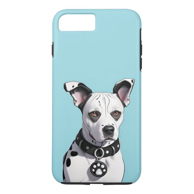 Capa Para iPhone, Case-Mate Cão Dalmata com Manchas Pretas e Coleira (Verso)