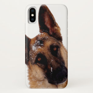 Capa Para iPhone X Cão de german shepherd bonito