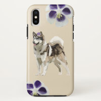 Cão Husky Arte Apple iPhone X, Resistente