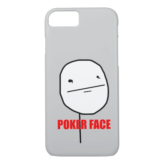 Capa Para iPhone, Case-Mate Cara de póquer Meme (Verso)