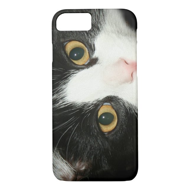 Capa Para iPhone, Case-Mate Cara do gato do smoking (Verso)