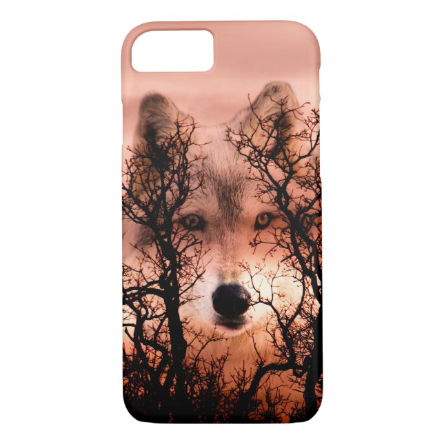 Capa Para iPhone, Case-Mate Cara do lobo (Verso)