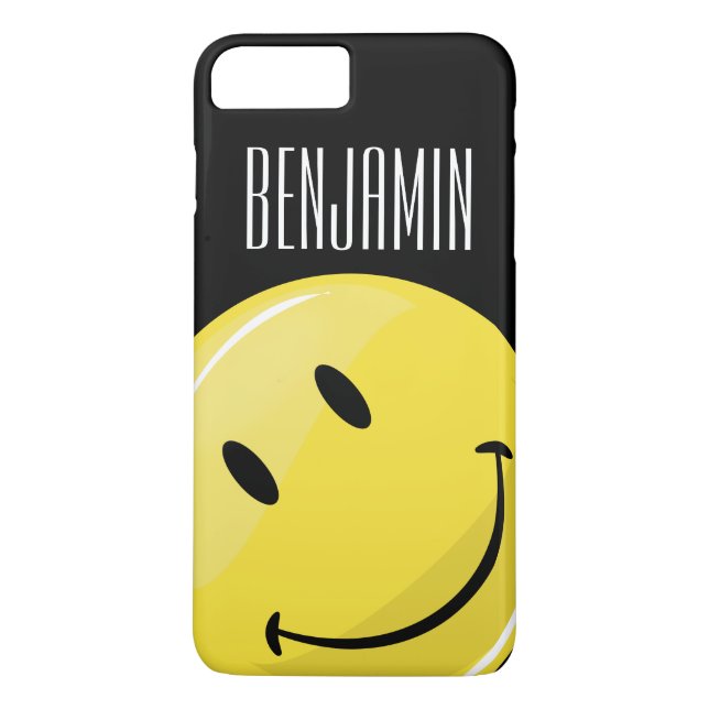 Capa Para iPhone, Case-Mate Cara feliz amarela clássica (Verso)