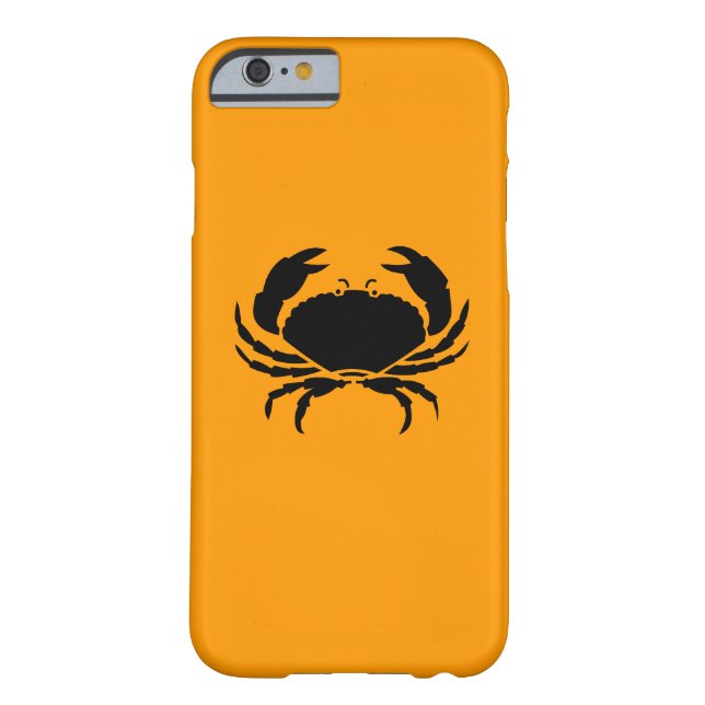 Capa Para iPhone, Case-Mate Caranguejo-preto-em-laranja-no-oceano (Verso)