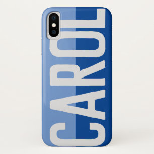 Capa Para iPhone Da Case-Mate Carol com Flores do Nome do Primeiro Plus Inicial