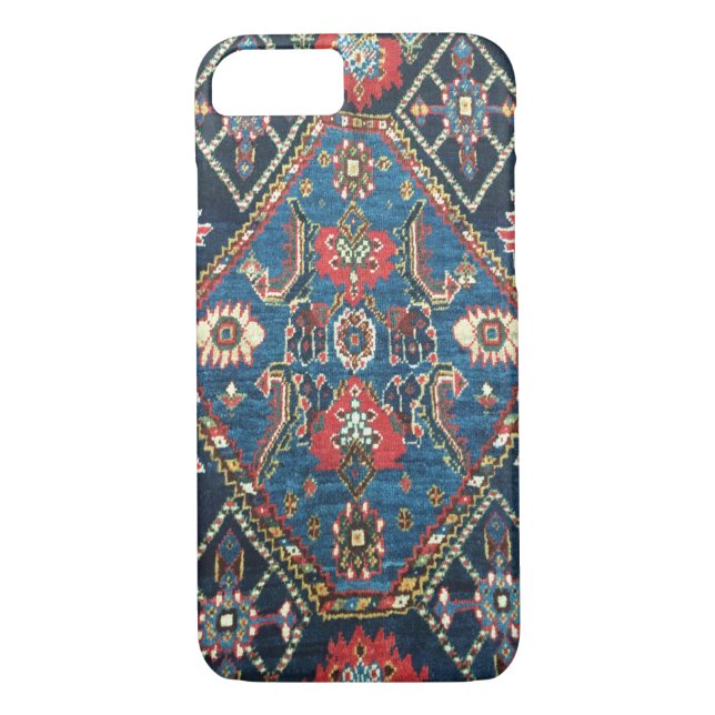Capa Para iPhone, Case-Mate Carpete turco antigo, azul (Verso)