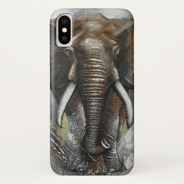 Capa Para iPhone, Case-Mate Carregamento de elefante (Verso)