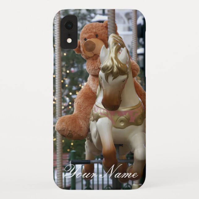 Capa Para iPhone, Case-Mate Carrossel com Urso de Teddy (Verso)