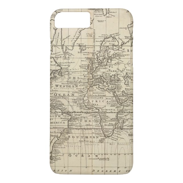 Capa Para iPhone, Case-Mate Carta do mundo (Verso)
