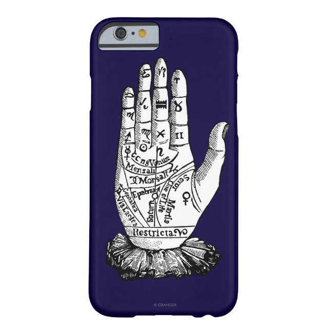 Capa Para iPhone, Case-Mate Carta do Palmistry, 1885 (Verso)