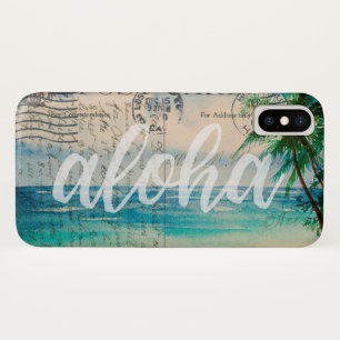 Capa Para iPhone Da Case-Mate Cartão havaiano das palmeiras do vintage
