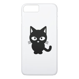 Capa iPhone 8 Plus/7 Plus Cartografia de gato preto