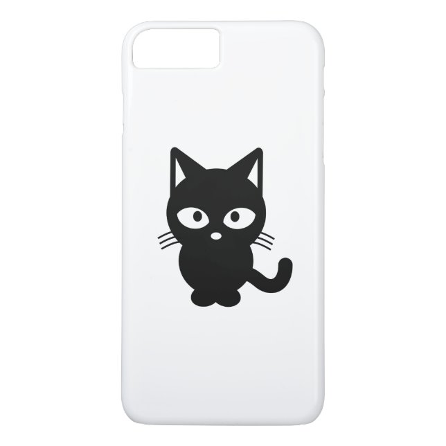 Capa Para iPhone, Case-Mate Cartografia de gato preto (Verso)
